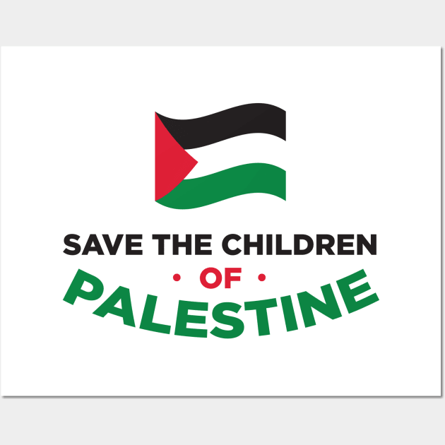 Save The Children of Palestine Wall Art by syahrilution